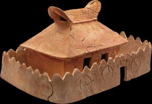 上官塚遺跡出土家形埴輪・囲形埴輪