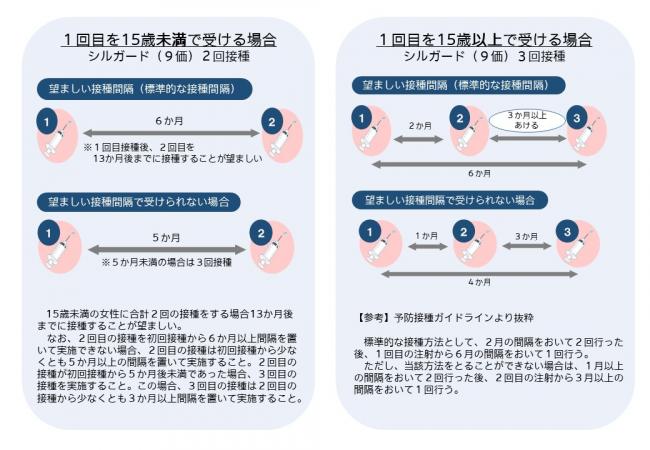 HPV接種スケジュール
