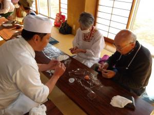 和菓子づくり