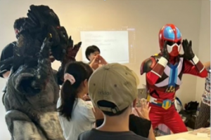 ご当地ヒーローと楽しいワークショップ