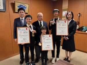 スポーツチャンバラ世界選手権大会優勝等報告