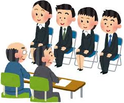 就職活動を表示した画像