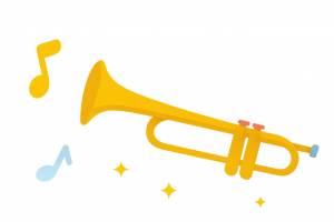 トランペットのイラスト