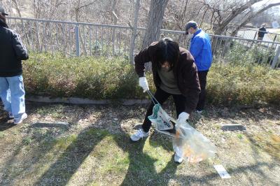 清掃活動風景