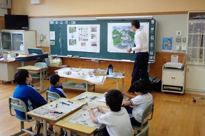 環境学習として出前講座を実施