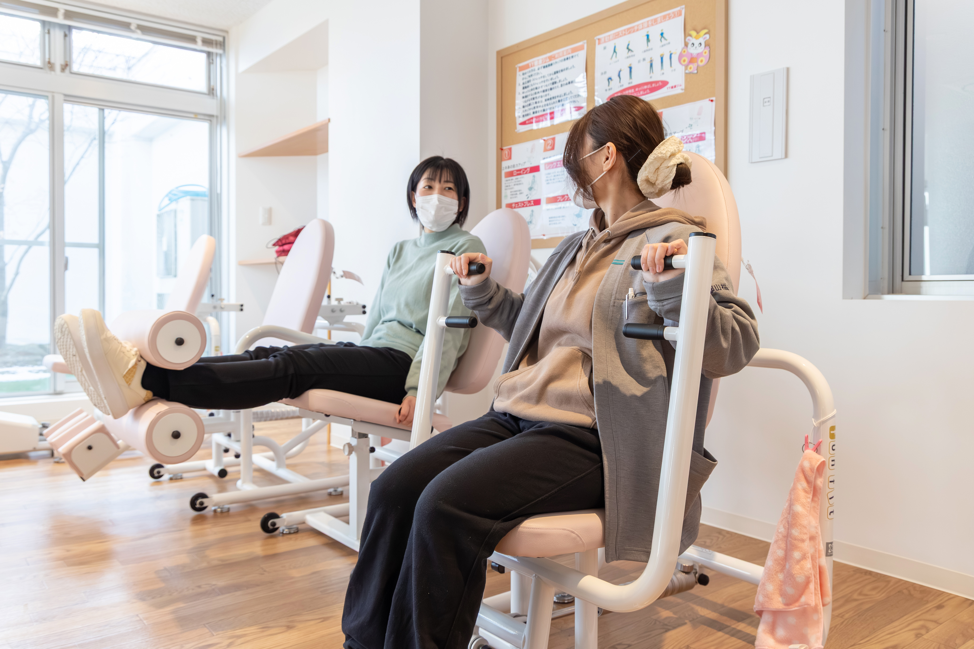 利用者も職員も利用できるジム