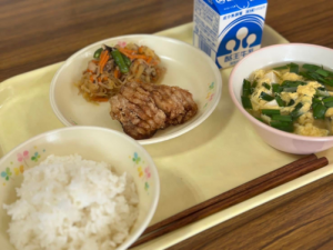 郡山名産「鯉」給食