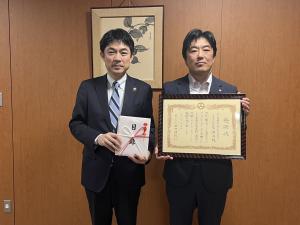 寄附受納・感謝状贈呈(ヤマト運輸株式会社郡山主管支店様)