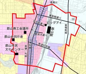 中心市街地地図