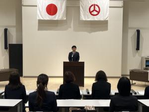 退職者辞令交付式