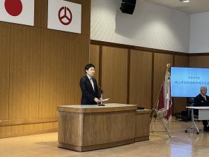 郡山市消防団新任・異動辞令交付式