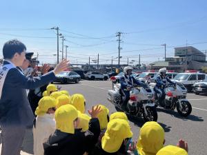 春の全国交通安全運動出動式（郡山北警察署管内）②