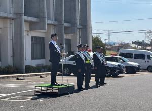 春の全国交通安全運動出動式（郡山北警察署管内）①