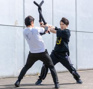 写真＿迫力のあるアクションシーン