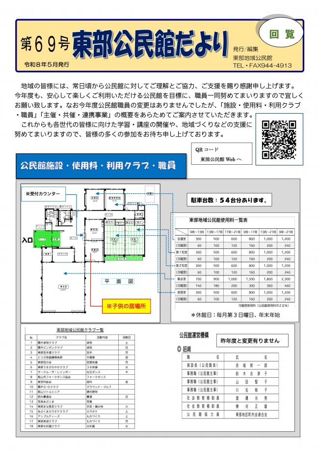 公民館だより表