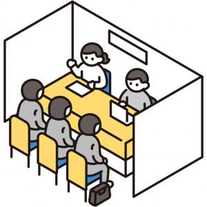 就職相談会イラスト