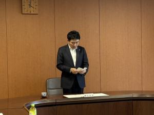 「平和を考える市民の集い実行委員会」委嘱状交付式及び実行委員会