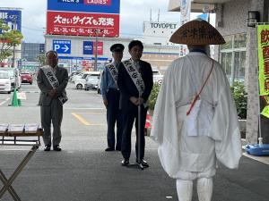 交通安全祈願行「到着式」①