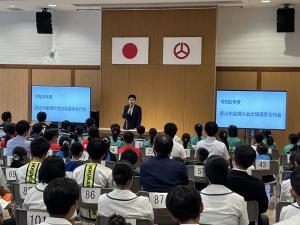 郡山市全国大会出場選手壮行会
