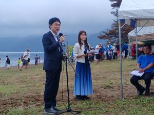 湖まつり「水難防止祈願祭・開会式」①
