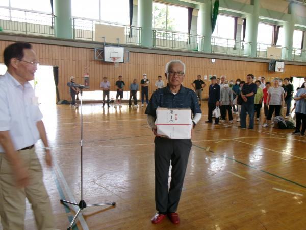一位グラウンド・ゴルフ