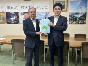 福島県中・県南・会津地区国道協議会、福島空港県中・県北方部アクセス道路整備促進期成同盟会及び猪苗代湖岸一周道路整備促進期成同盟会の3団体合同要望活動①