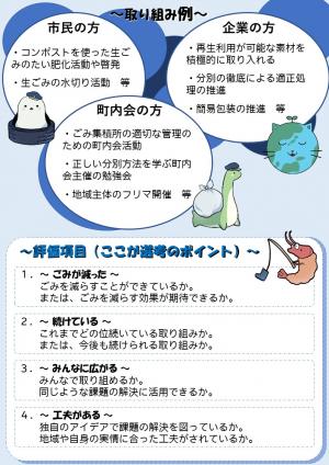 令和8年度郡山市ごみ減量優良者表彰募集チラシ