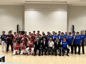 市町村対抗福島県軟式野球大会・市町村対抗福島県ソフトボール大会 郡山代表選手団壮行会