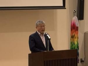 会長挨拶の様子