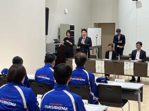 全国障害者スポーツ大会郡山市出場選手壮行会①