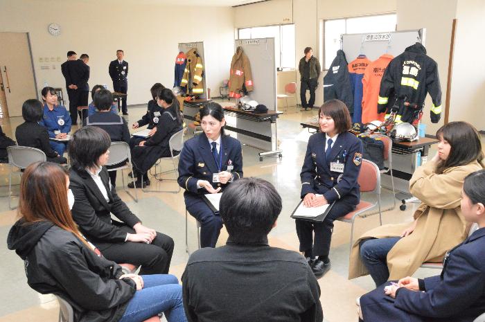 未来の消防女子へ向けたお仕事説明会の画像