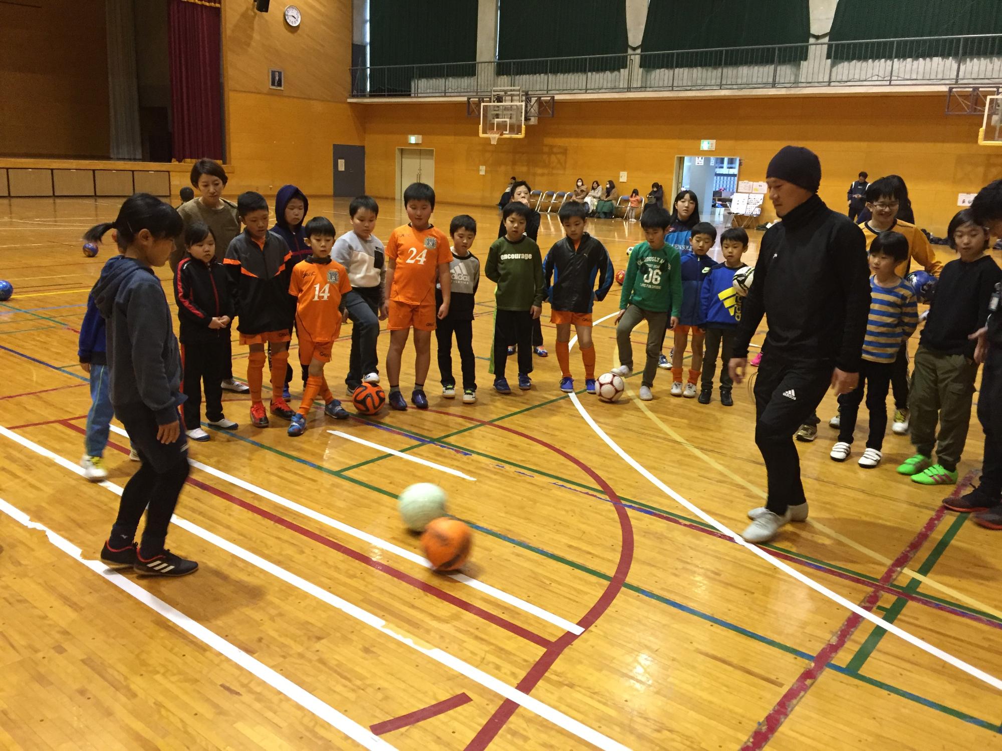 みんなで楽しむサッカー教室