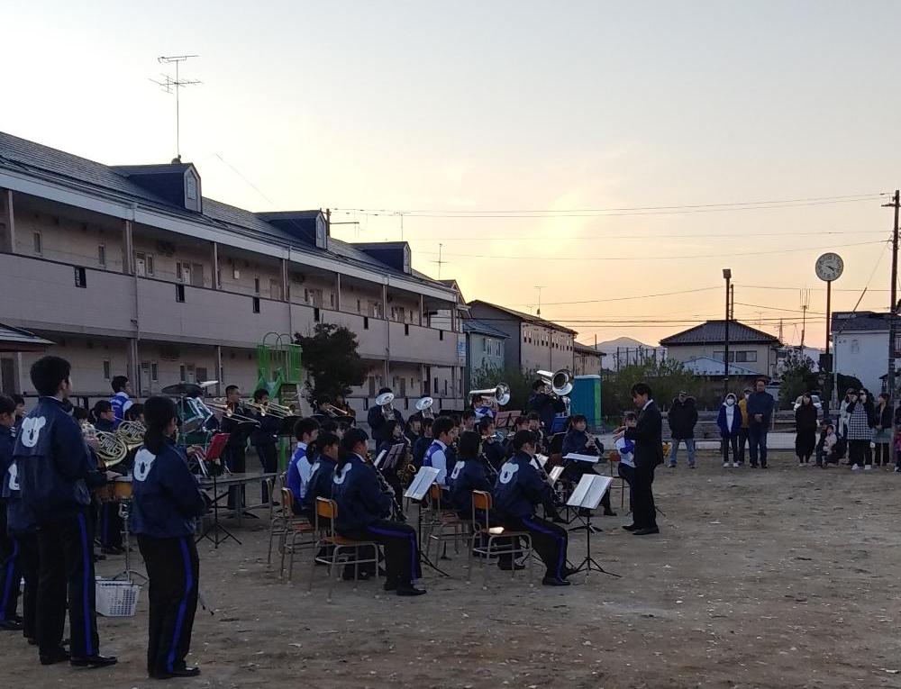 帝京安積高等学校の演奏の様子