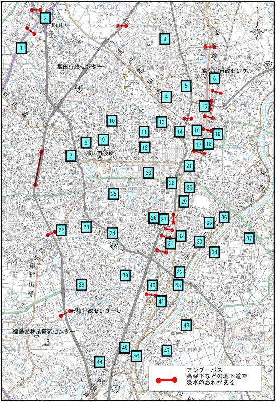 シミュレーション箇所図の画像