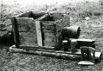 山水道木箱の写真