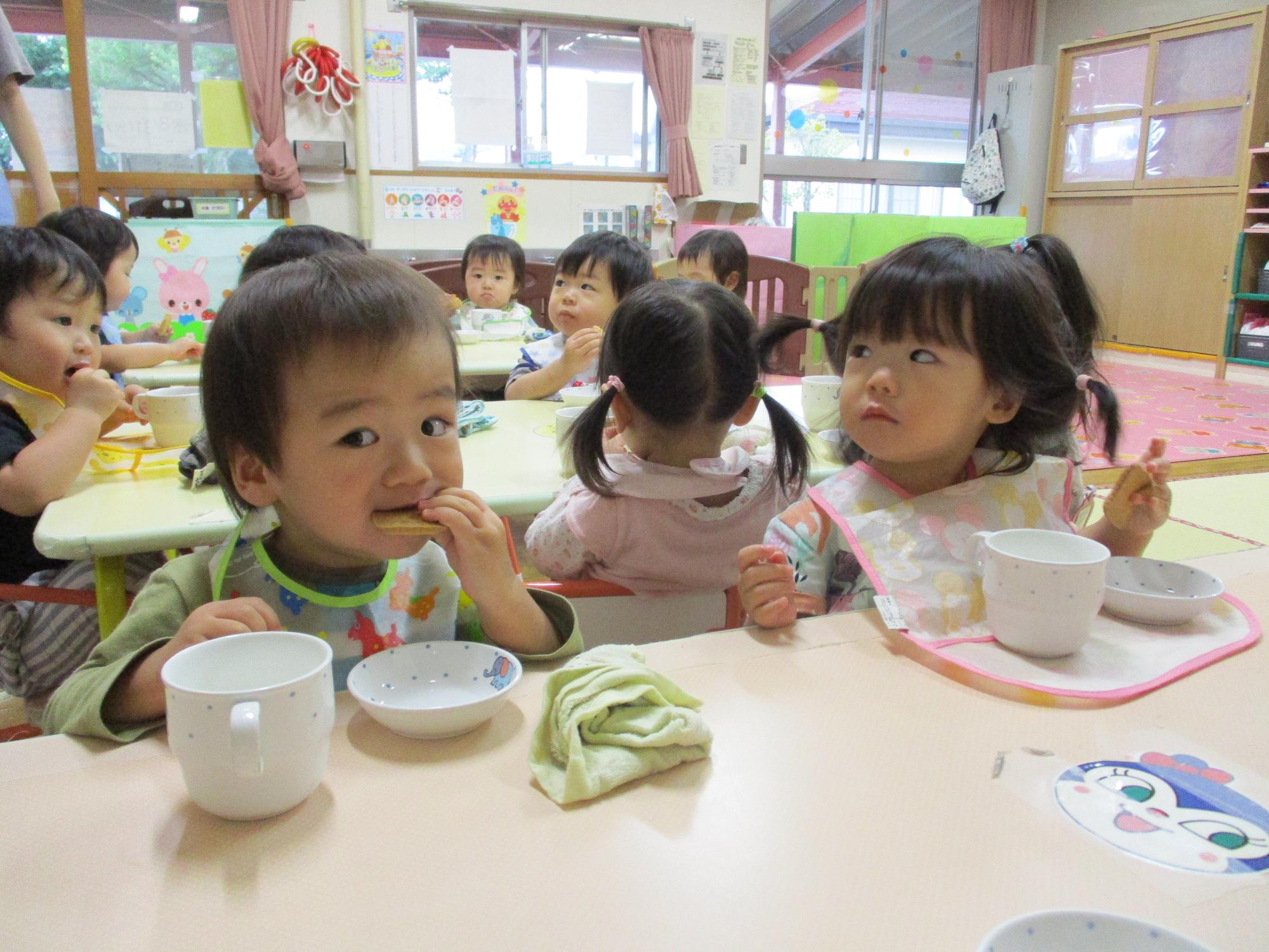 みんなで食べると美味しいね！