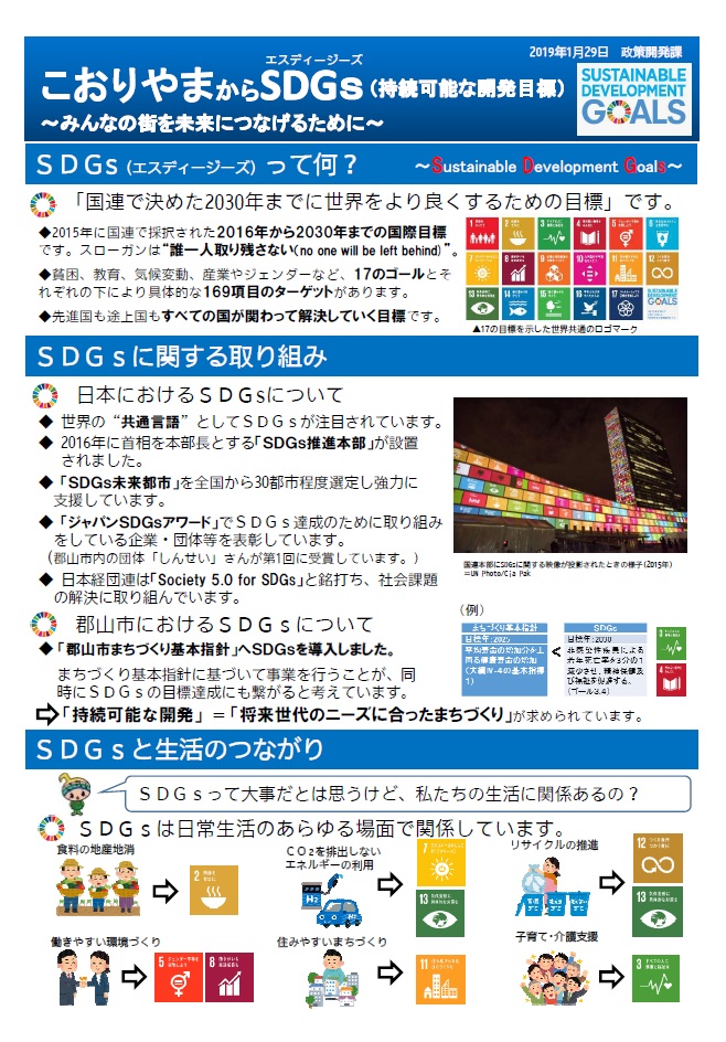 SDGs周知用チラシの画像