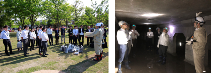 ​【視察先】麓山調整池（郡山市麓山一丁目（21世紀記念公園内））の画像