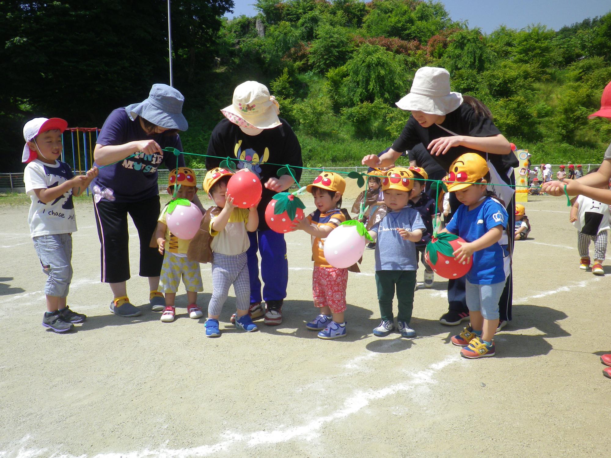 競技に参加する子ども1