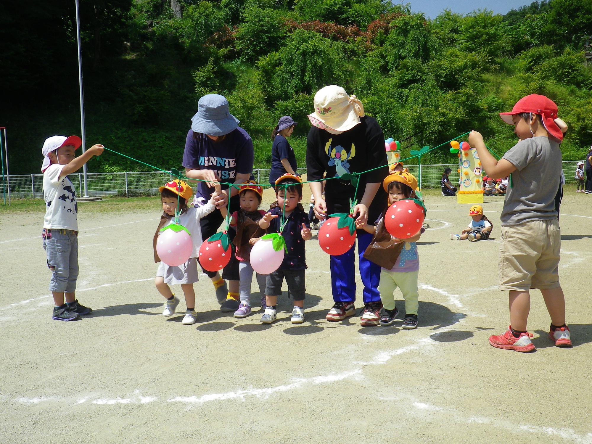 競技に参加する子ども2