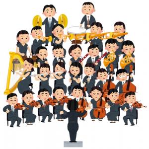 オーケストラのイラスト