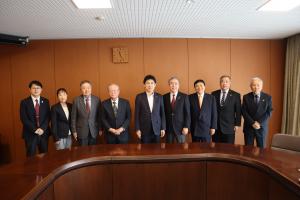 日本卓球リーグ福島大会及び全日本クラブ卓球選手権大会 開催に伴う表敬訪問