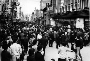1963年の中央商店街