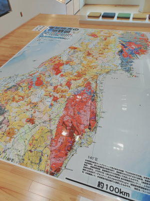 東北地方の地質図
