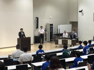奈良市少年サッカーフェスティバル大会親善使節団結団式①