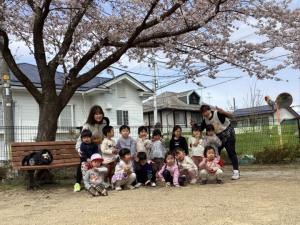 さくらの花と一緒に
