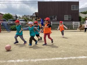 サッカー教室に参加したよ