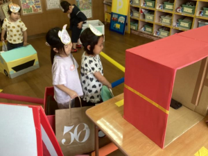 ジュースはドライブスルーで買ったよ