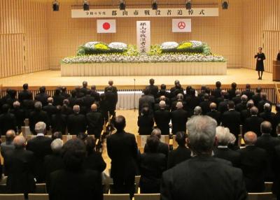 追悼式の様子