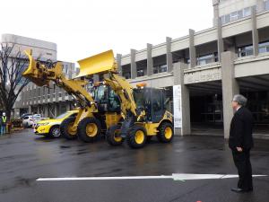 除雪機械点検状況